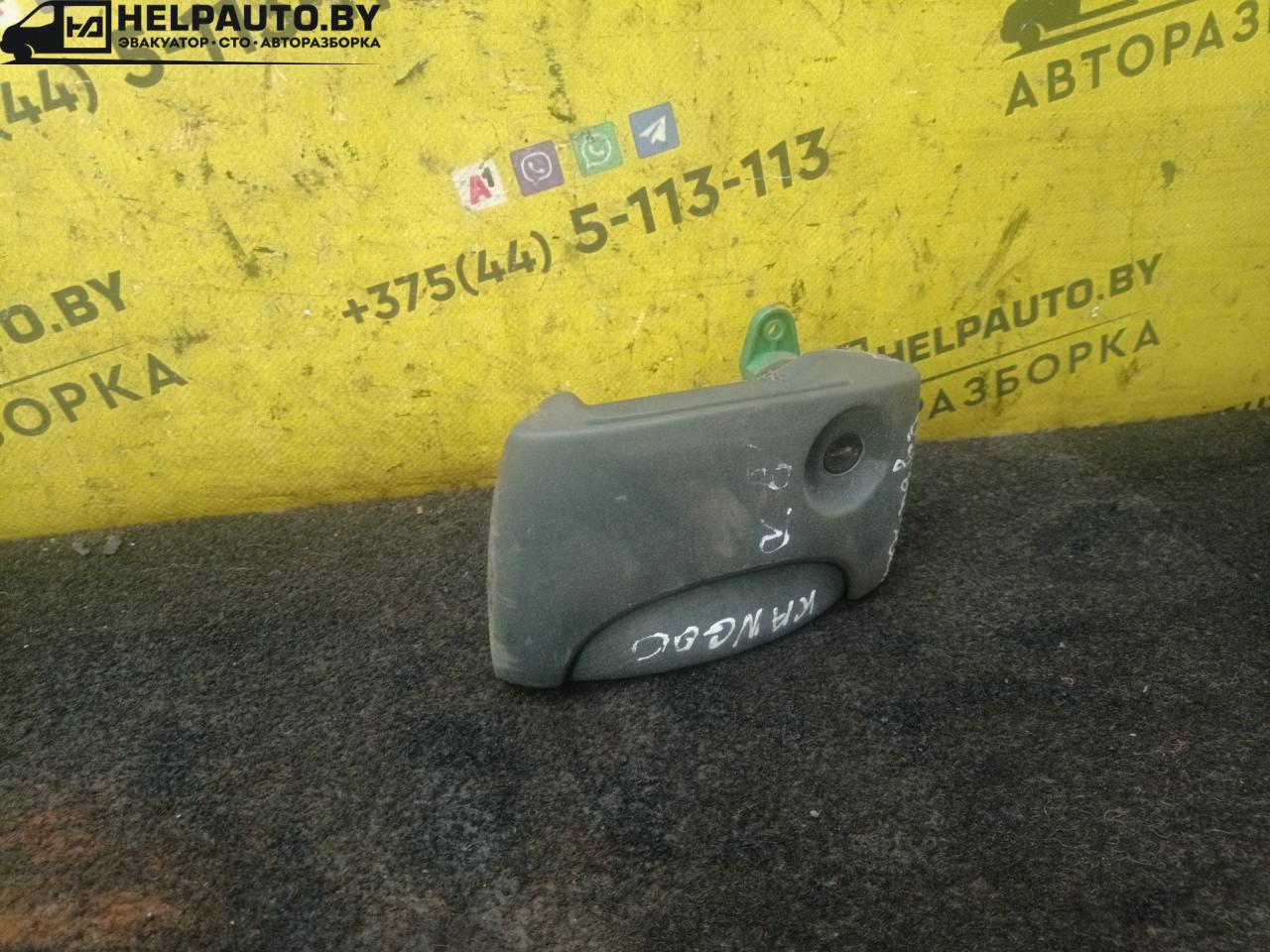 ручка наружная двери сдвижной Renault Kangoo 1 поколение 2001, 1.9 л., F8Q 620, дизель, МКПП, серый - фото №1