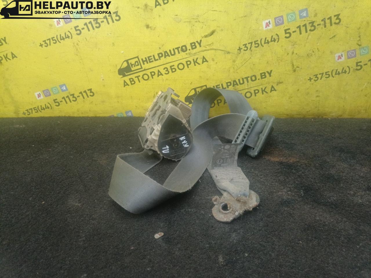 ремень безопасности Renault Kangoo 1 поколение 2001, 1.9 л., F8Q 620, дизель, МКПП, серый - фото №1