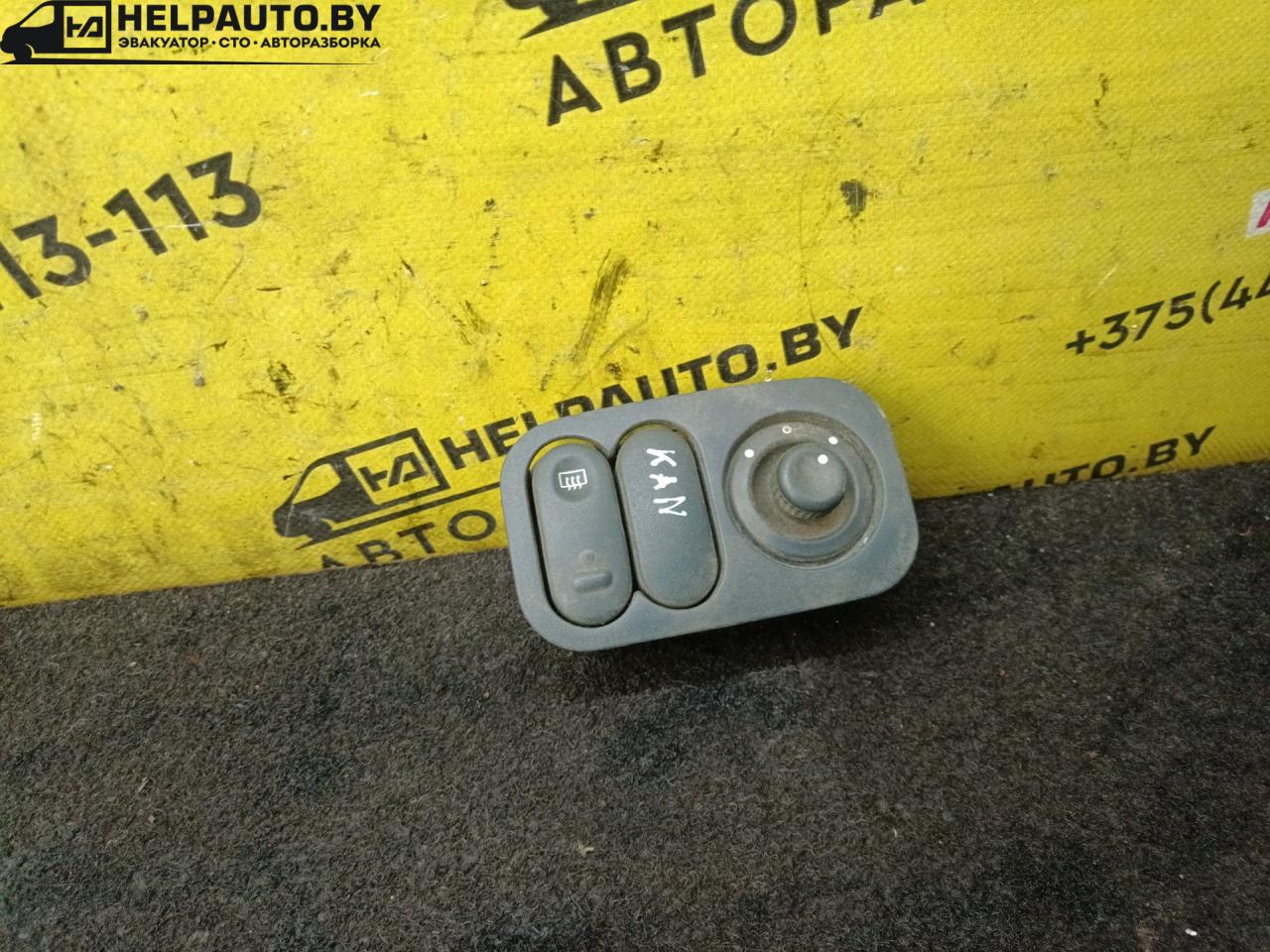 джойстик регулировки зеркал Renault Kangoo 1 поколение 2001, 1.9 л., F8Q 620, дизель, МКПП, серый - фото №1
