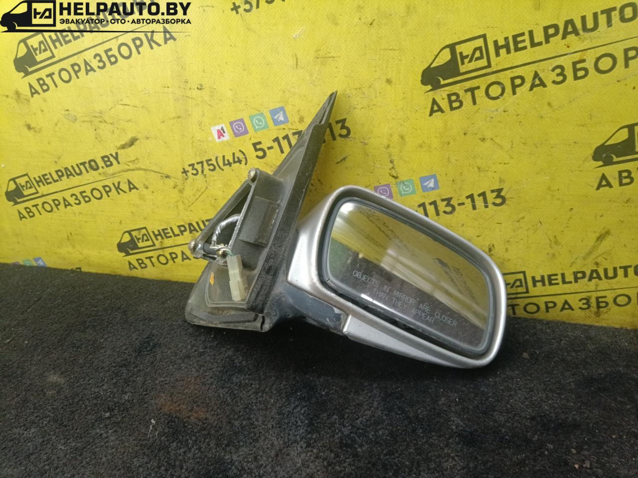 зеркало наружное правое Kia Sephia 1 поколение 1993, 1.5 л., бензин, МКПП, белый, седан - фото №1