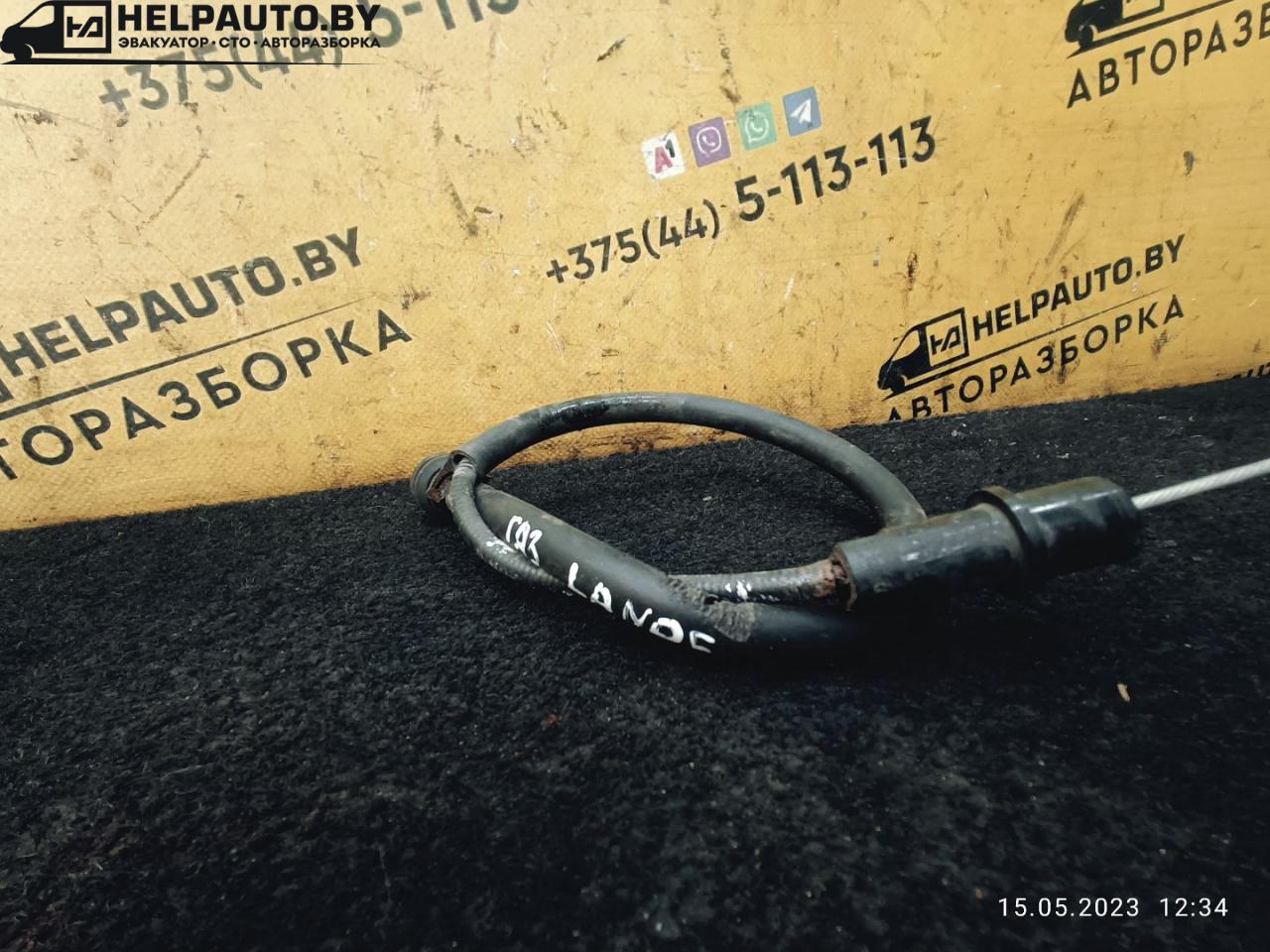трос газа Daewoo Lanos T100 1997, 1.5 л., бензин, МКПП, белый, седан, передний привод - фото №1