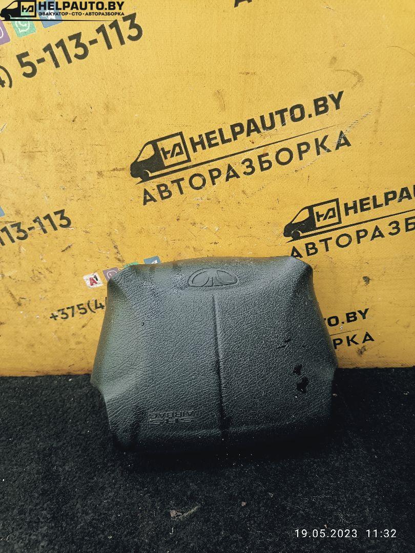 подушка безопасности водителя Daewoo Nubira J100 1998, 2.0 л., бензин, МКПП, красный / зеленый, седан - фото №1