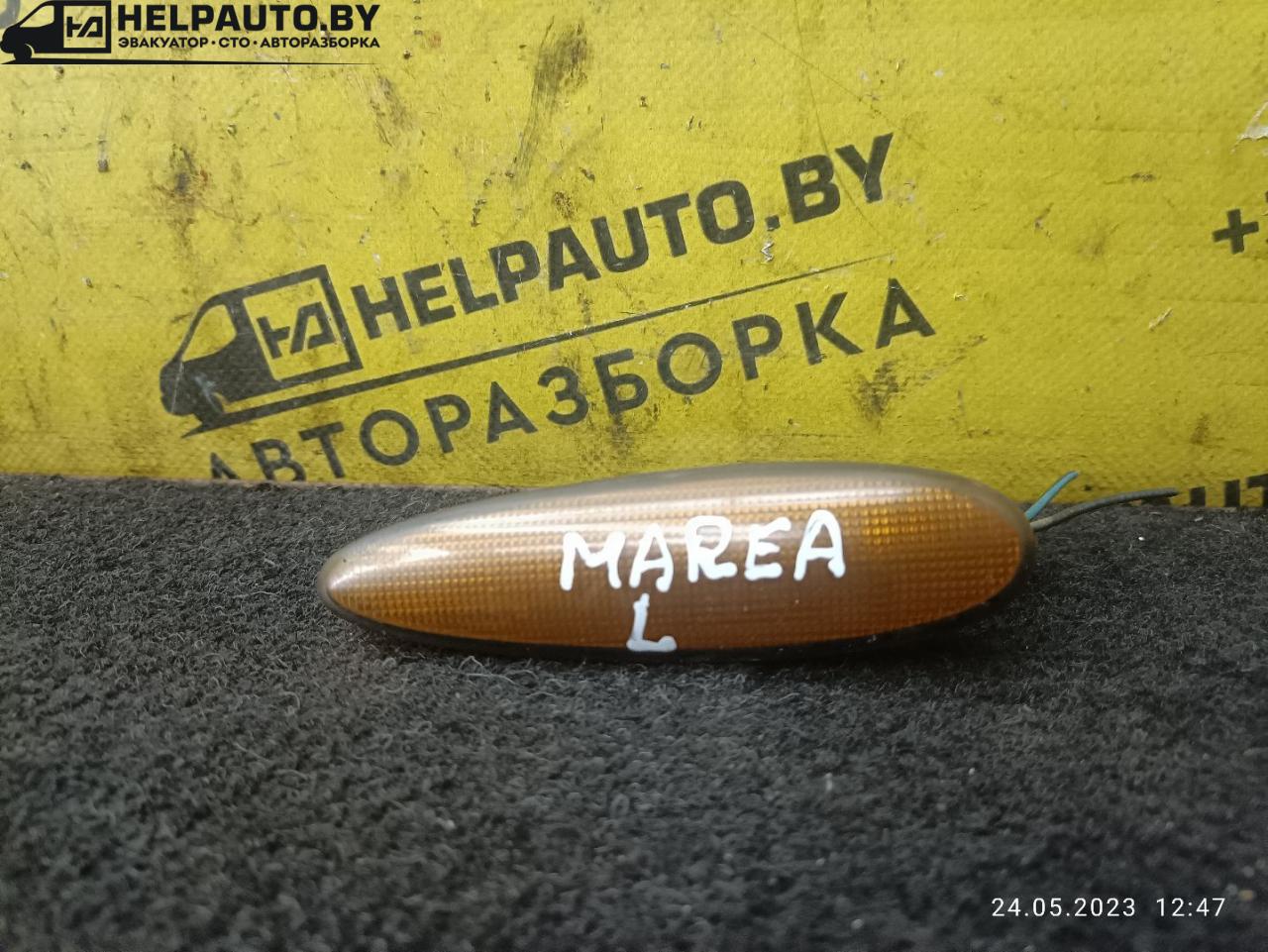 повторитель передний левый Fiat Marea 1 поколение 2000, 1.9 л., дизель, МКПП, серый, универсал - фото №1