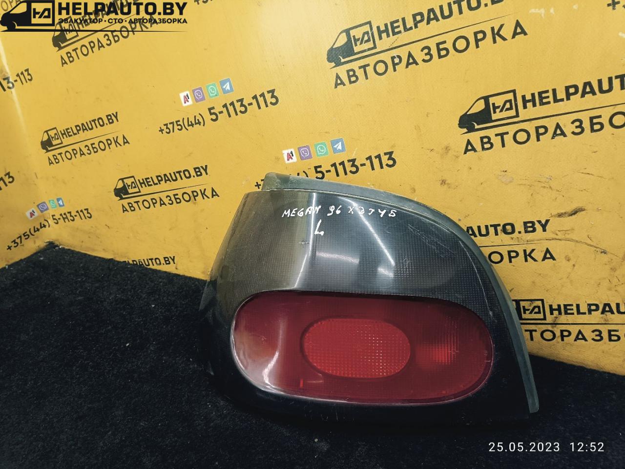 фонарь задний левый Renault Megane 1 поколение 1996, бензин, МКПП, черный, хетчбэк 5 дв. - фото №1