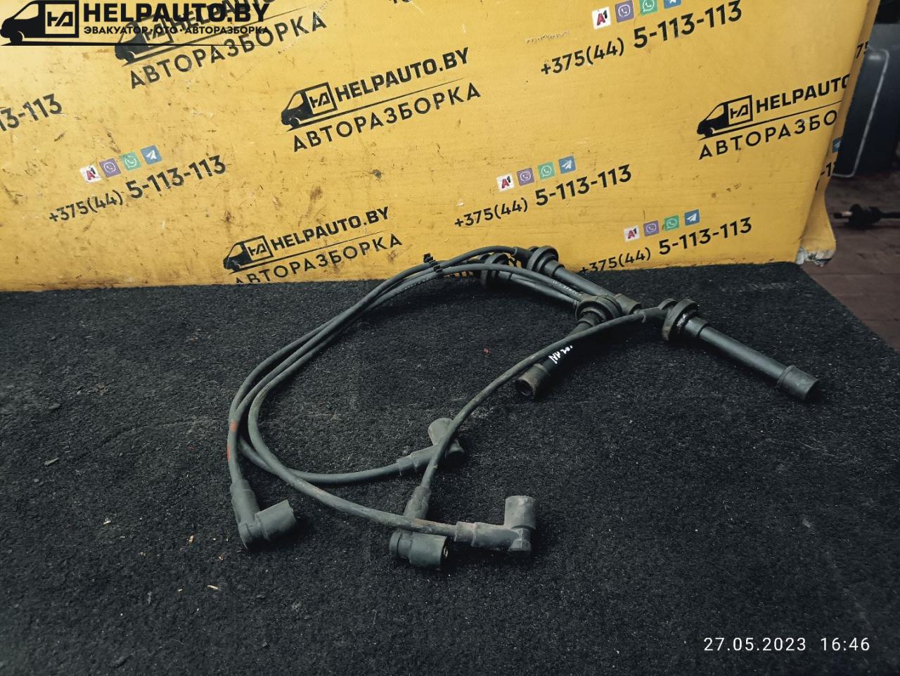 провод высоковольтный Nissan Primera P10 1996, 1.6 л., GA16DE, бензин, МКПП, бордовый, универсал - фото №1