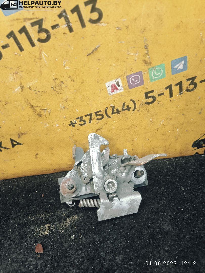 замок капота Renault Megane 1 поколение 1998, 1.9 л., F8Q 620, дизель, МКПП, бордовый, седан, передний привод - фото №1