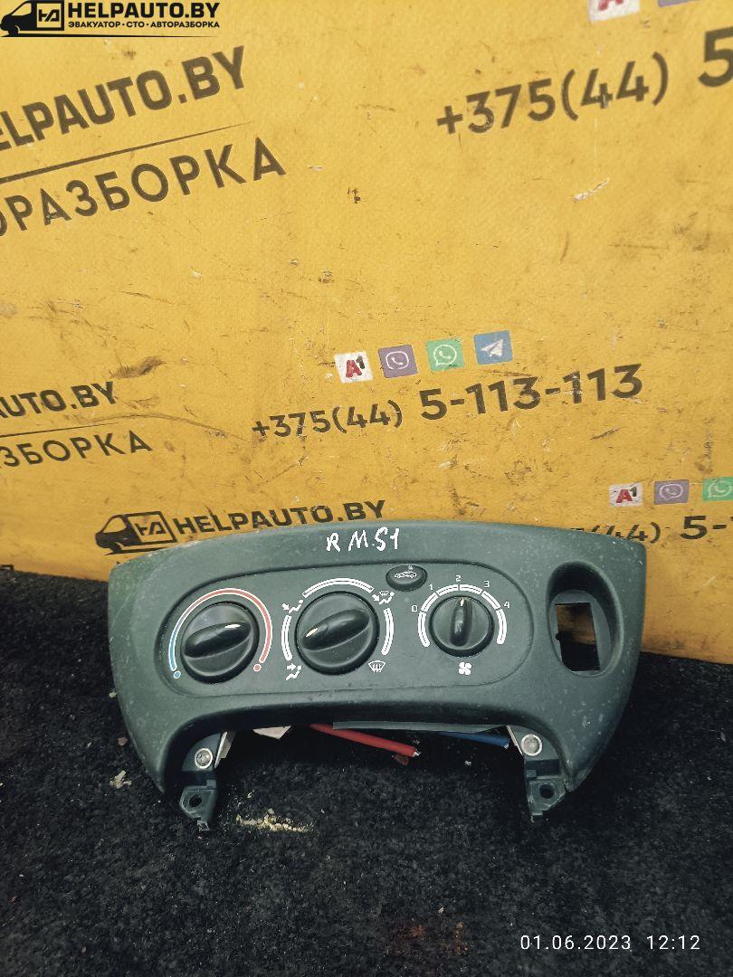 блок управления печки / климат-контроля Renault Megane 1 поколение 1998, 1.9 л., F8Q 620, дизель, МКПП, бордовый, седан, передний привод - фото №1