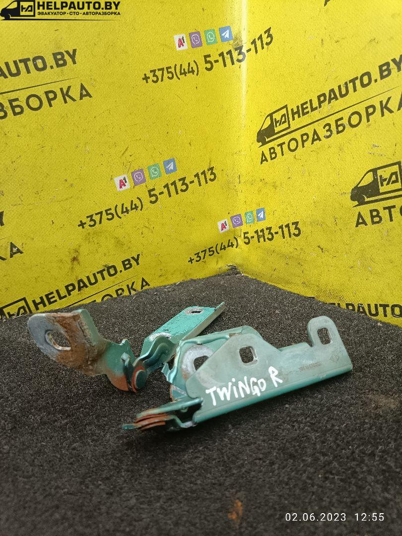 петля капота Renault Twingo 1 поколение 1998, 1.2 л., бензин, МКПП, зелёный металлик, хетчбэк 3 дв. - фото №1