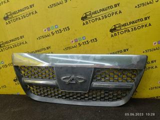 решетка радиатора Chery Tiggo (T11) 1 поколение 2008, 1.6 л., бензин, МКПП, черный, внедорожник 5 дв.