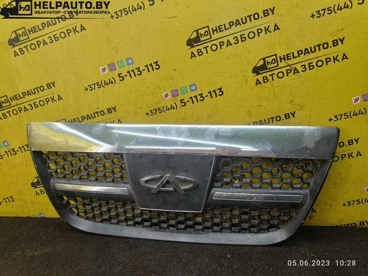 решетка капота Chery Tiggo (T11) 1 поколение 2008, 1.6 л., бензин, МКПП, черный, внедорожник 5 дв. - фото №1