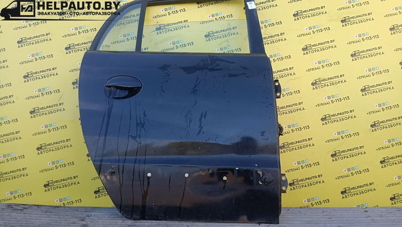 дверь задняя правая Hyundai Atos 1 поколение 2000, 1.0 л., G4HC, бензин, МКПП, черный, хетчбэк 5 дв. - фото №1
