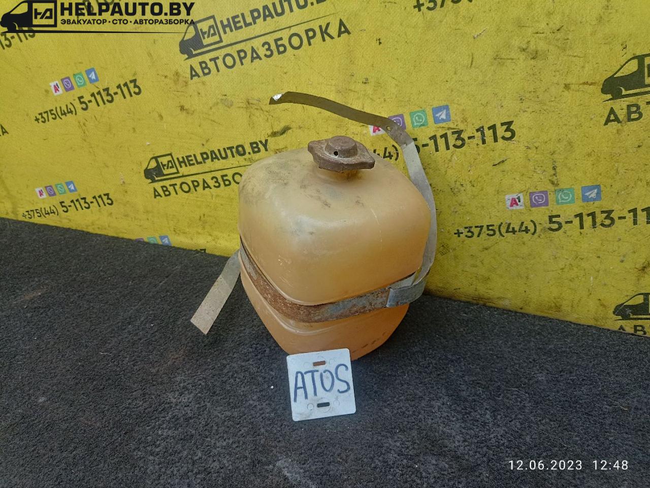 бачок расширительный Hyundai Atos 1 поколение 2000, 1.0 л., G4HC, бензин, МКПП, черный, хетчбэк 5 дв. - фото №1