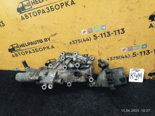 корпус термостата Renault Scenic RX4 1 поколение 2003, 2.0 л., F4R 744, бензин, МКПП, синий, внедорожник 5 дв., F4R