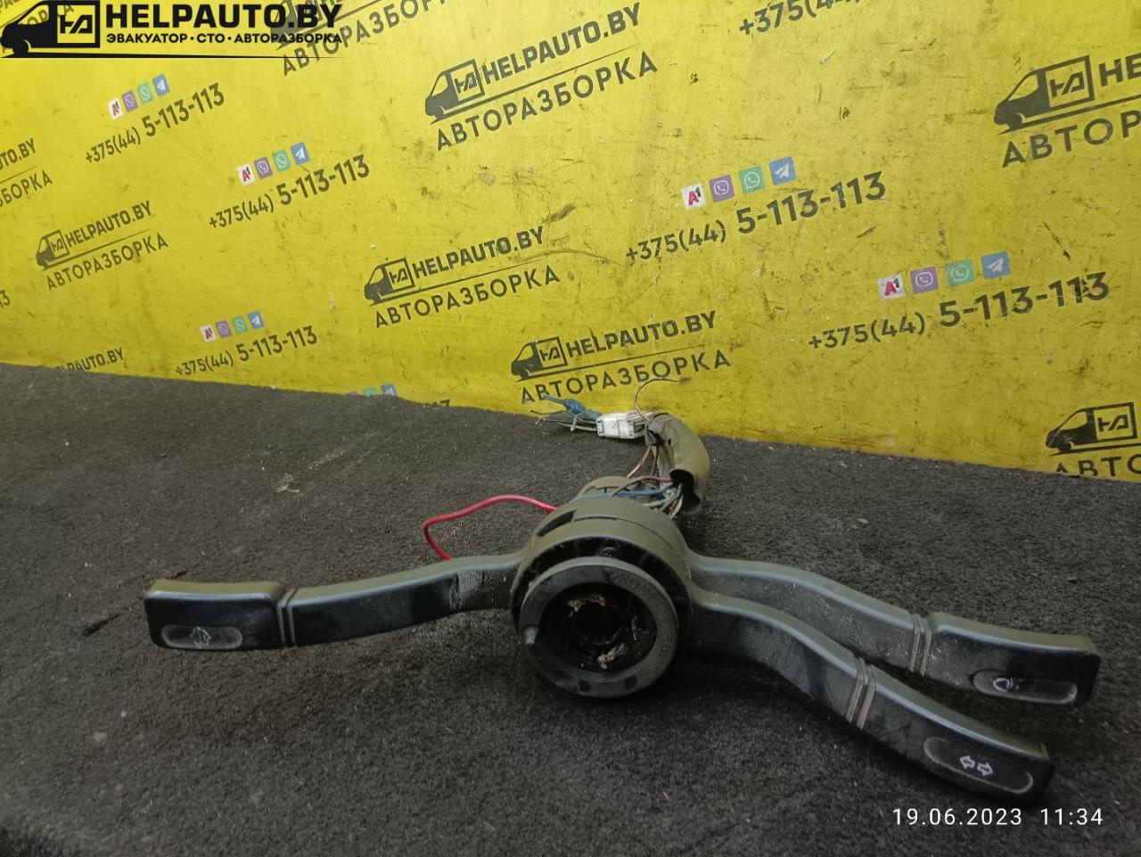 переключатель подрулевой (стрекоза) Peugeot Boxer 1 поколение 1999, 2.5 л., дизель, МКПП, белый, микроавтобус - фото №1