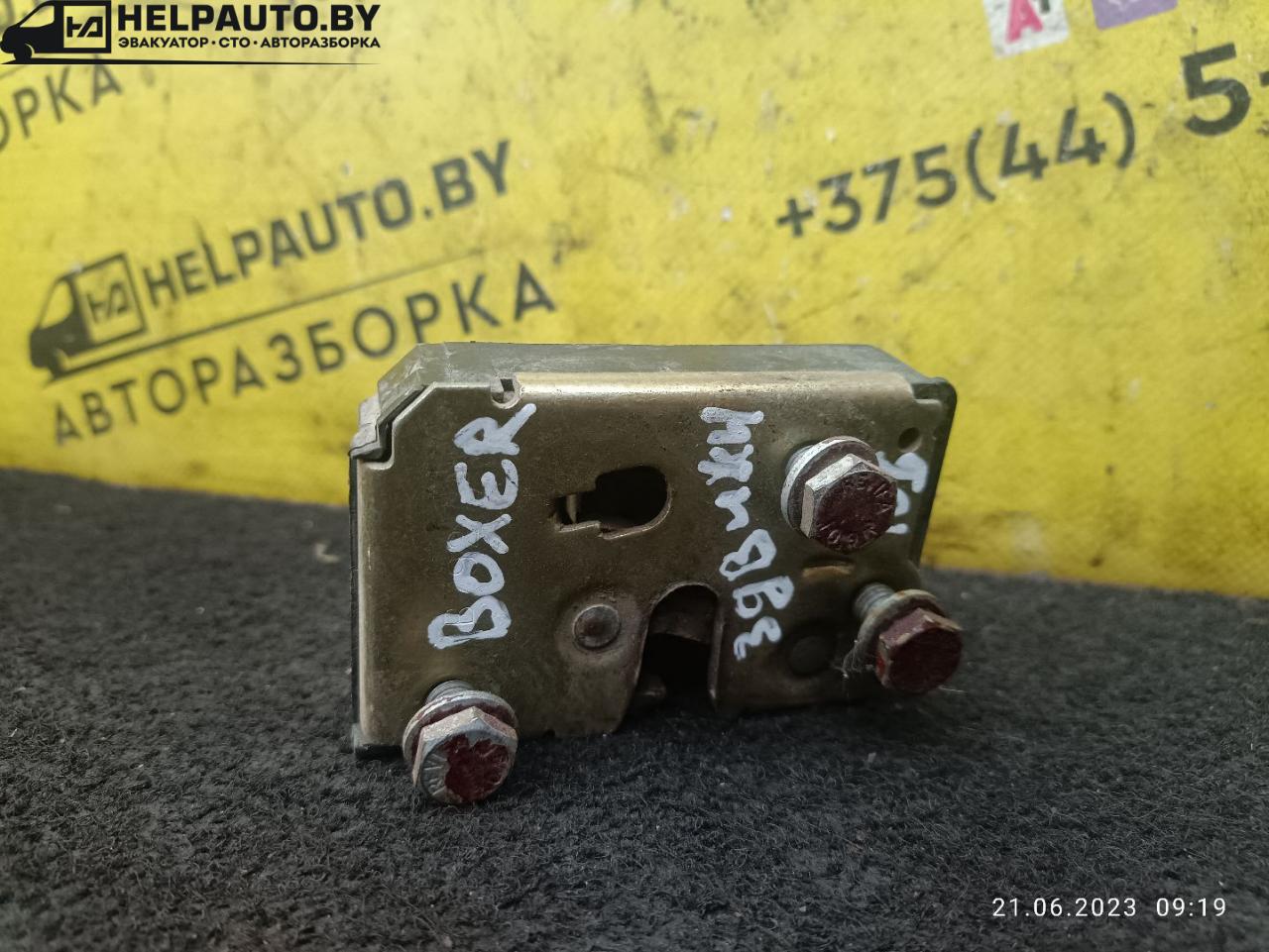 замок двери сдвижной Peugeot Boxer 1 поколение 1999, 2.5 л., дизель, МКПП, белый, микроавтобус - фото №1