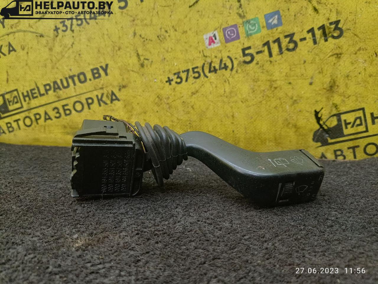 переключатель подрулевой (стрекоза) Opel Omega B 1997, 2.5 л., X 25 DT, дизель, МКПП, черный, универсал - фото №1