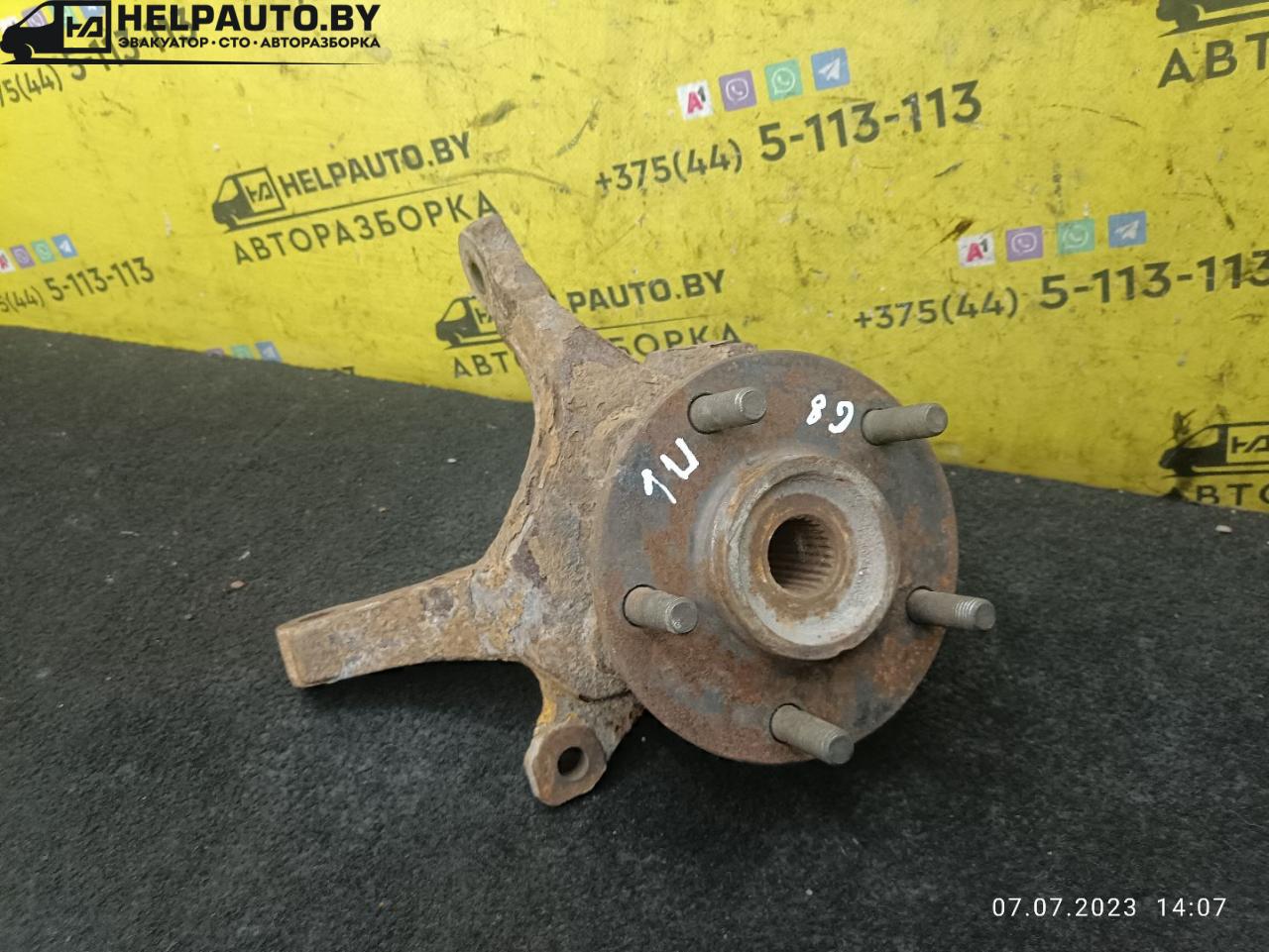 ступица передняя левая Mitsubishi Galant 8 поколение 1998, 2.4 л., бензин, АКПП, бордовый, седан, USA - фото №1