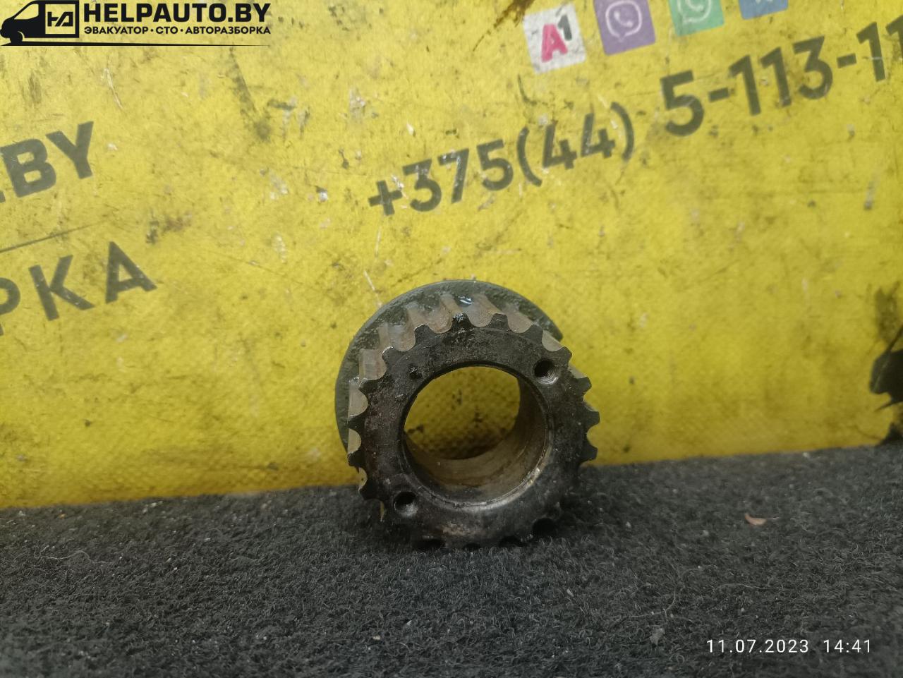 шестерня (звездочка) коленвала Renault Scenic 1 поколение 1999, 1.9 л., TDi, дизель, передний привод, 108330 - фото №1