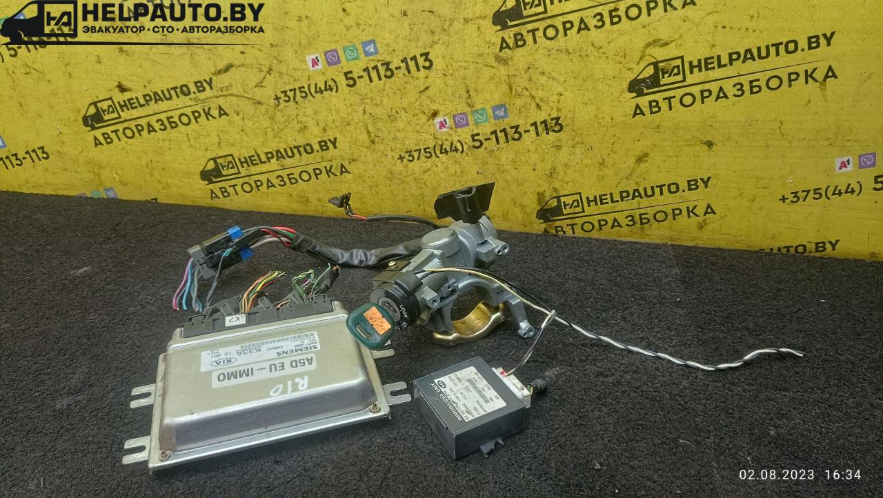 замок зажигания Kia Rio 1 поколение 2002, 1.5 л., A5D, бензин, 5МКПП, синий, универсал, SIEMENS, KIA, 5WY1308A, SIMK2, K33A - фото №1