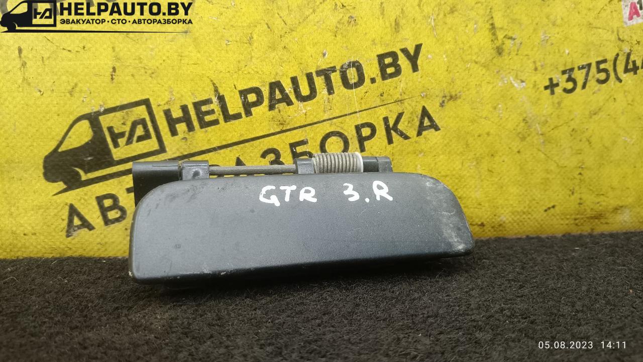 ручка наружная задняя правая Suzuki Wagon R 1 поколение 1998, 1.0 л., бензин, МКПП, фиолетовый, хетчбэк 5 дв. - фото №1