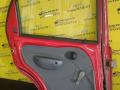 дверь задняя левая Daewoo Matiz M100 2000, 0.8 л., F8CV, бензин, красный, хетчбэк 5 дв. - фото №3