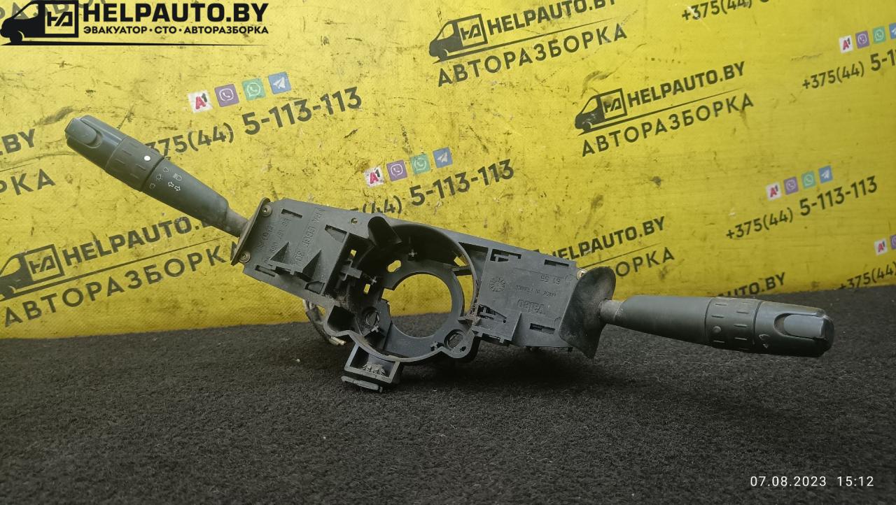 переключатель подрулевой (стрекоза) Peugeot 406 1 поколение 1997, 1.8 л., бензин, МКПП, бордовый, седан - фото №1