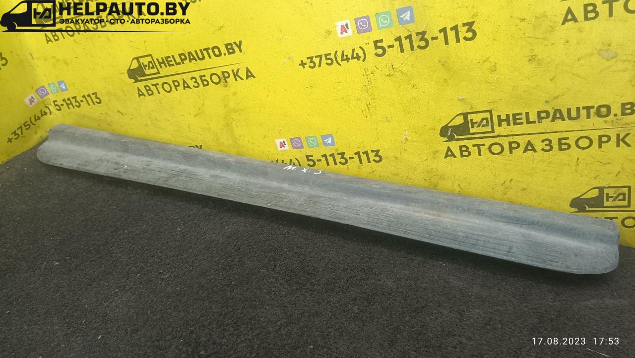 накладка на порог внутренняя Mazda MX-3 1 поколение 1995, 1.6 л., бензин, МКПП, красный, хетчбэк 3 дв. - фото №1