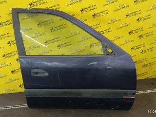 дверь передняя правая Renault Safrane 1 поколение [рестайлинг] 1998, 2.0 л., бензин, МКПП, синий, хетчбэк 5 дв.
