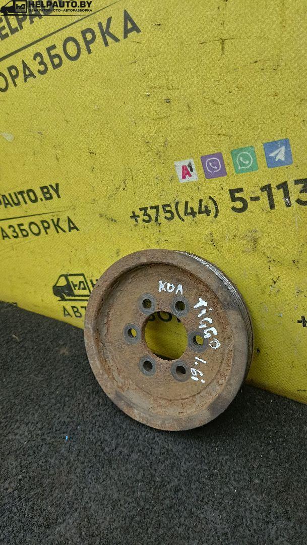 шкив коленвала Chery Tiggo (T11) 1 поколение 2011, 1.6 л., бензин, МКПП, черный, внедорожник 5 дв. - фото №1