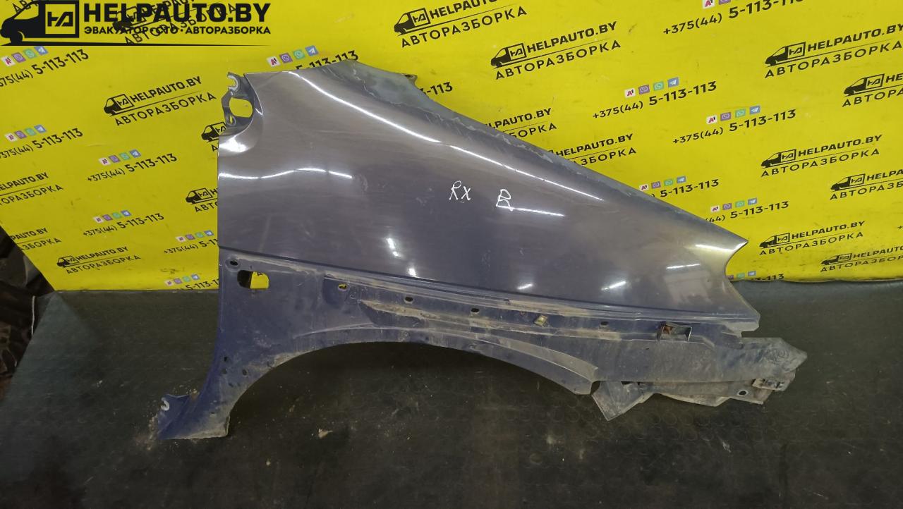 крыло переднее правое Renault Scenic RX4 1 поколение 2003, 2.0 л., F4R 744, бензин, МКПП, синий, внедорожник 5 дв. - фото №1