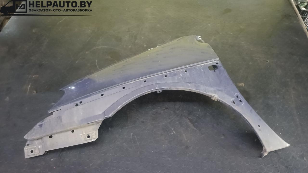 крыло переднее левое Renault Scenic RX4 1 поколение 2003, 2.0 л., F4R 744, бензин, МКПП, синий, внедорожник 5 дв. - фото №1