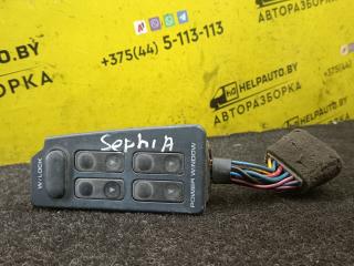 блок управления стеклоподъемниками Kia Sephia 1 поколение 1993, 1.5 л., бензин, МКПП, белый, седан