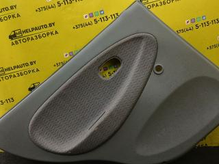 обшивка двери задняя левая Kia Rio 1 поколение 2002, 1.5 л., A5D, бензин, 5МКПП, синий, универсал