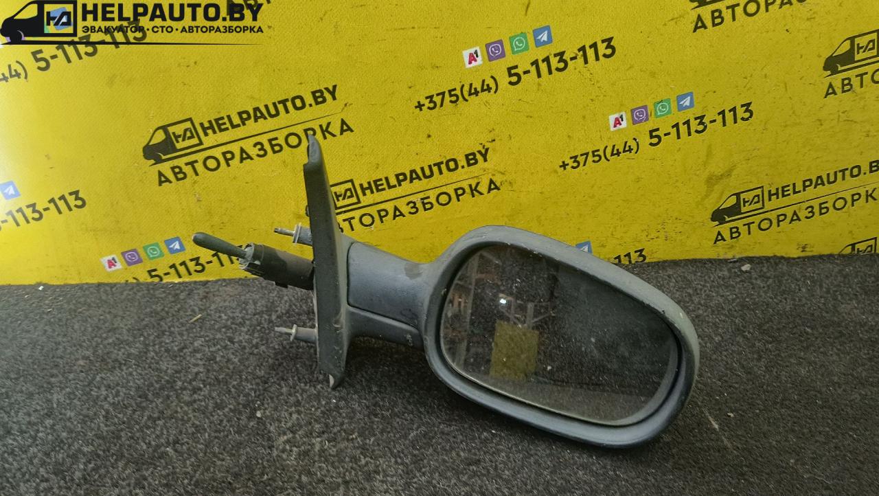 зеркало наружное правое Renault Megane 1 поколение 1996, бензин, МКПП, черный, хетчбэк 5 дв. - фото №1