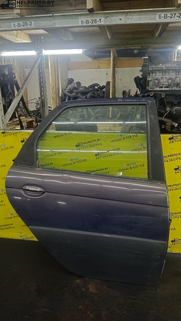 дверь задняя правая Renault Scenic RX4 1 поколение 2003, 2.0 л., F4R 744, бензин, МКПП, синий, внедорожник 5 дв. - фото №1