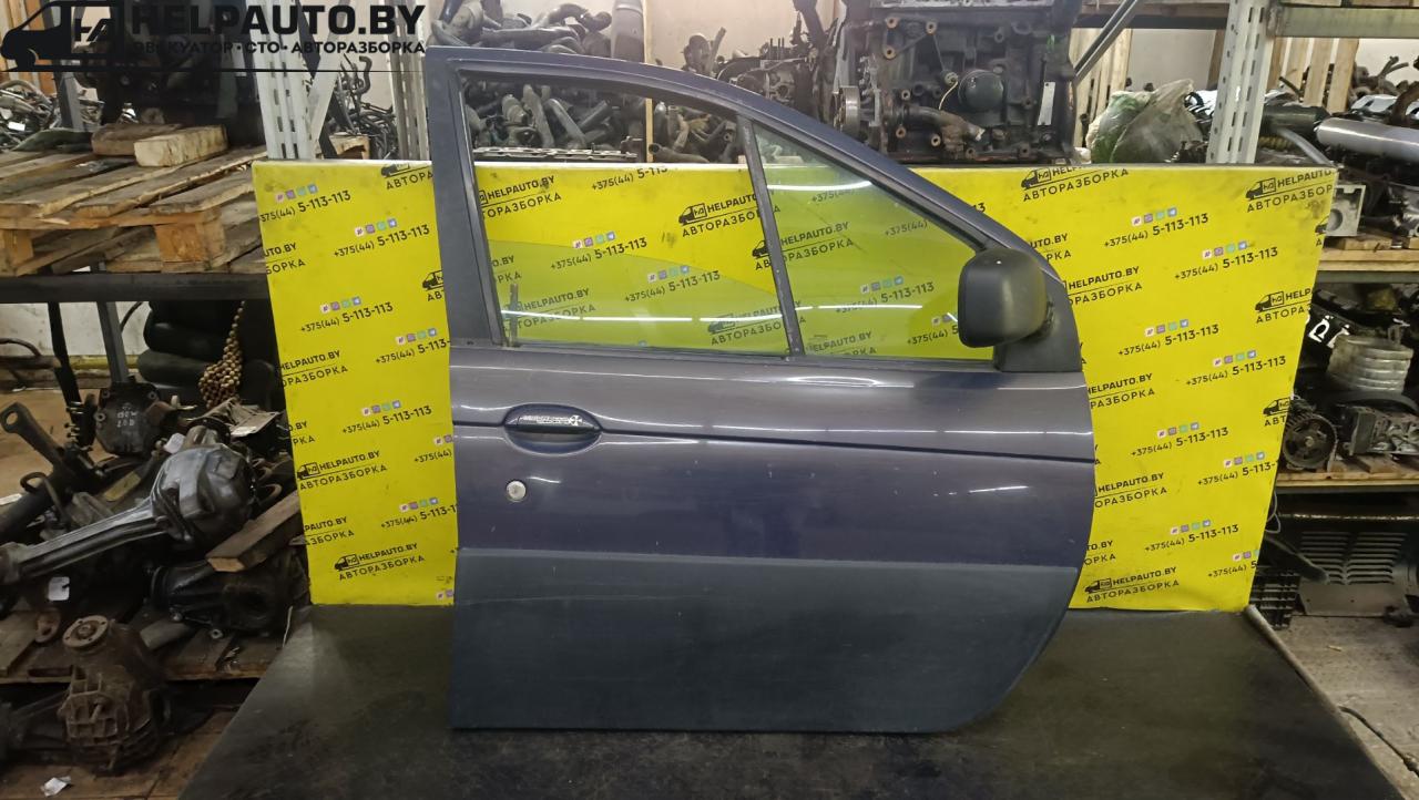 дверь передняя правая Renault Scenic RX4 1 поколение 2003, 2.0 л., F4R 744, бензин, МКПП, синий, внедорожник 5 дв. - фото №1