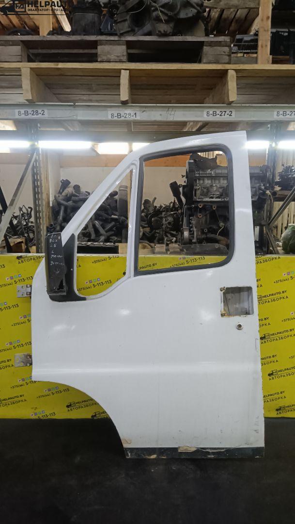 дверь передняя левая Peugeot Boxer 1 поколение 1999, 2.5 л., THY (DK5ATE), дизель, МКПП, белый, микроавтобус - фото №1