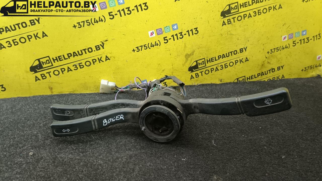 переключатель подрулевой (стрекоза) Citroen Jumper 1 поколение 1998, 2.5 л., THX (DJ5TED), дизель, 5МКПП, синий, передний привод - фото №1