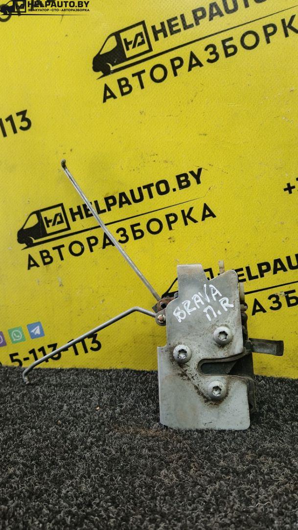 замок двери передней правой Fiat Brava 1 поколение 1998, 1.4 л., 182 A3.000, бензин, 5МКПП, серый, хетчбэк 5 дв., передний привод - фото №1