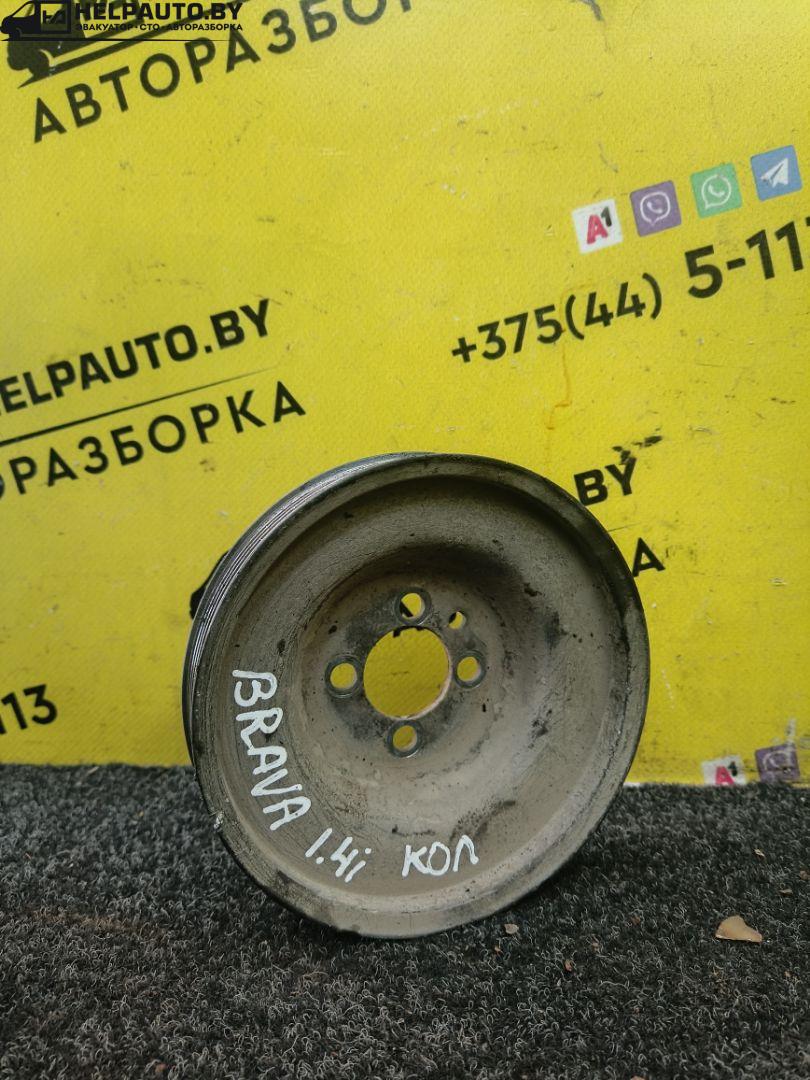 шкив коленвала Fiat Brava 1 поколение 1998, 1.4 л., 182 A3.000, бензин, 5МКПП, серый, хетчбэк 5 дв., передний привод - фото №1