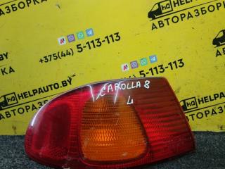 фонарь задний левый Toyota Corolla 8 поколение (E110) [рестайлинг] 2001, 1.8 л., 1ZZ-FE, бензин, АКПП, серебристый, седан, передний привод, USA