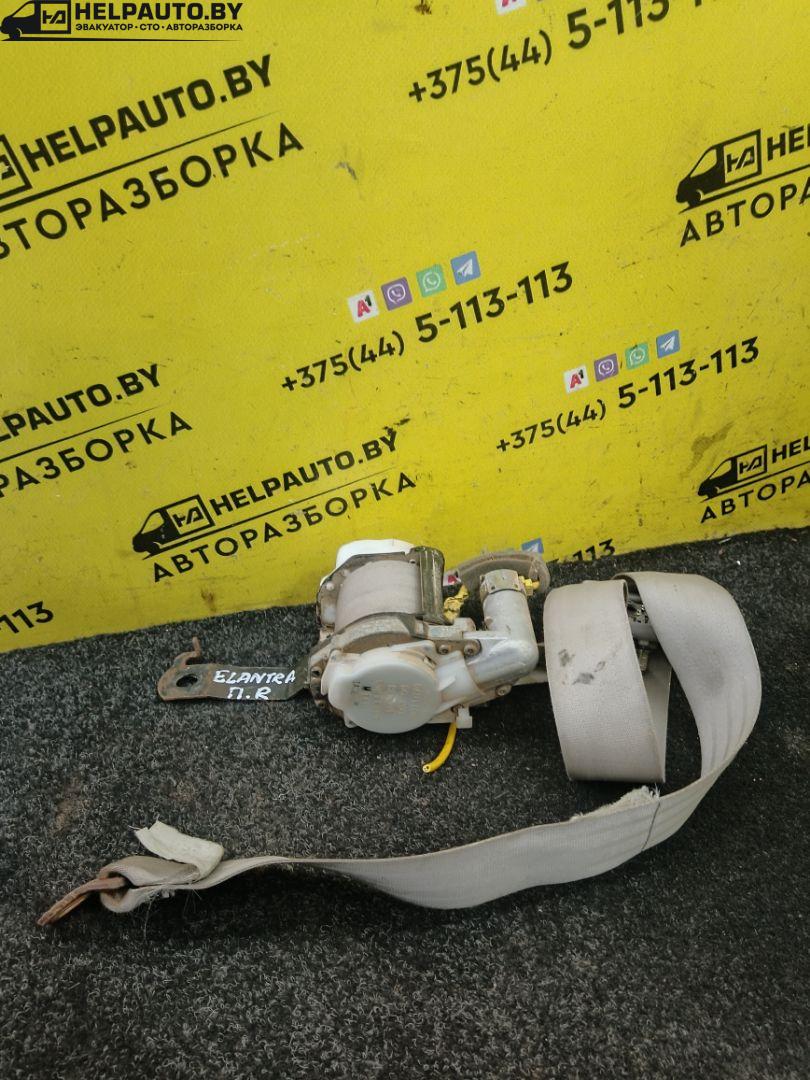 ремень безопасности Hyundai Elantra XD HD 2002, 2.0 л., G4GC, бензин, АКПП, серый, седан, передний привод - фото №1