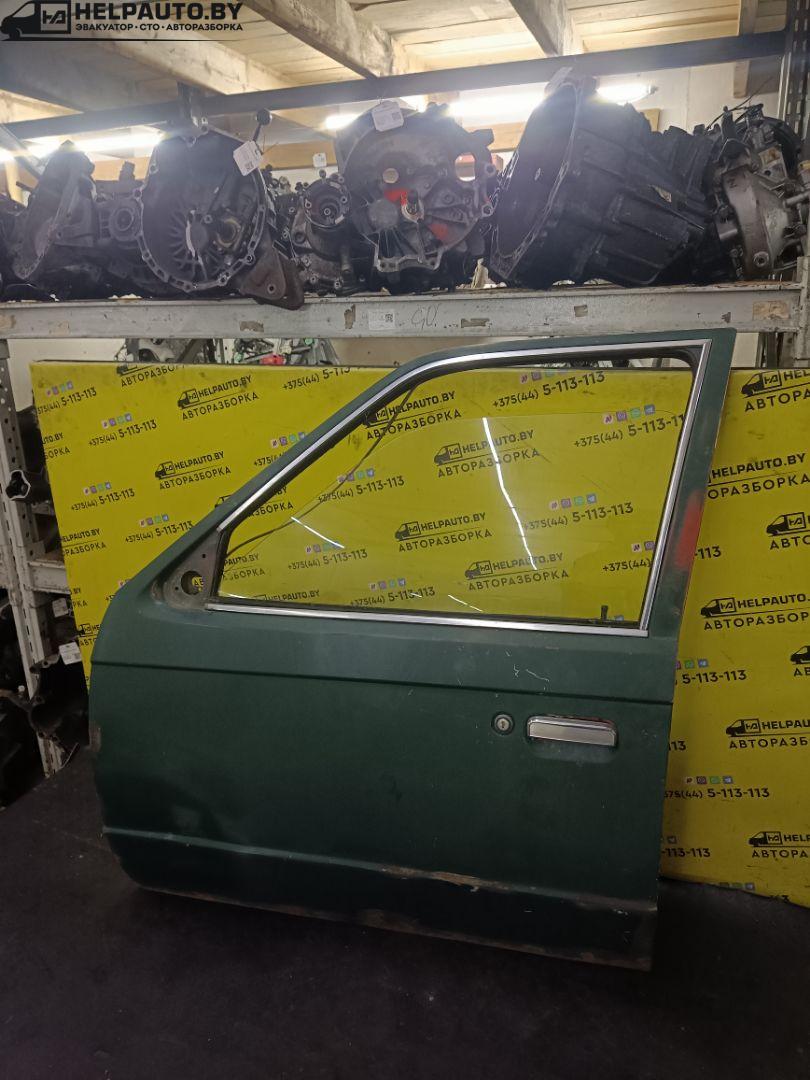 дверь передняя левая Opel Kadett D (1979 - 1984), 1.4 л., бензин, МКПП, зеленый, хетчбэк 5 дв. - фото №1