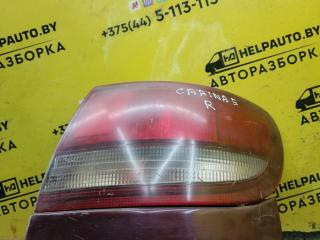 фонарь задний правый Toyota Carina E 1 поколение 1995, 2.0 л., 2C, дизель, МКПП, бордовый, хетчбэк 5 дв., передний привод