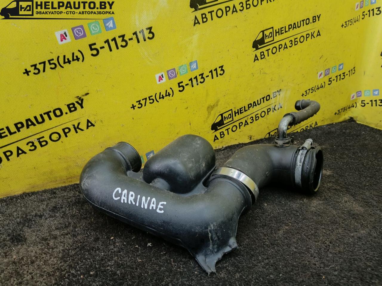 патрубок воздушного фильтра Toyota Carina E 1 поколение 1995, 2.0 л., 2C, дизель, МКПП, бордовый, хетчбэк 5 дв., передний привод - фото №1
