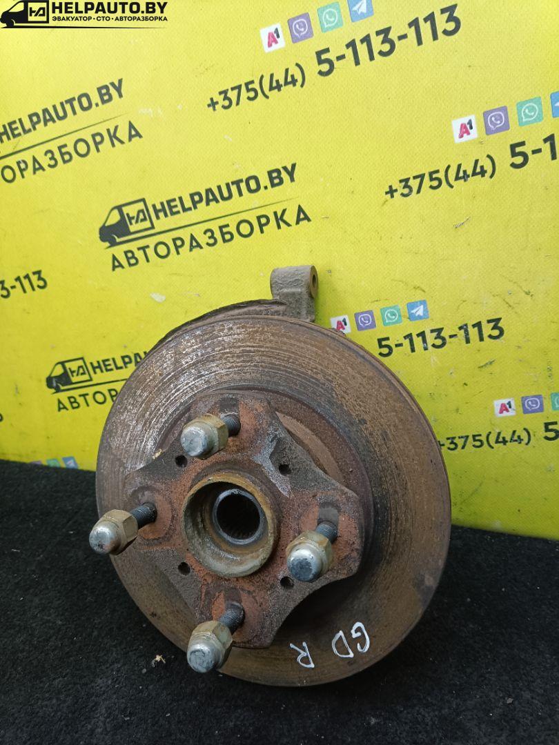 ступица передняя правая Mazda 626 3 поколение 1990, 2.0 л., F8 (12V), бензин, 5МКПП, серебристый, седан, передний привод - фото №1