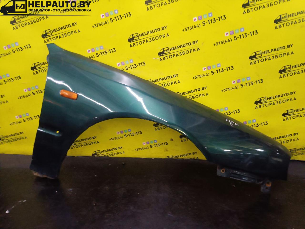 крыло переднее правое Rover 600 Series 1 поколение 1997, 2.0 л., бензин, МКПП, зеленый, седан, передний привод - фото №1