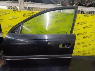дверь передняя левая Opel Omega B 1997, 2.5 л., X 25 DT, дизель, МКПП, черный, универсал