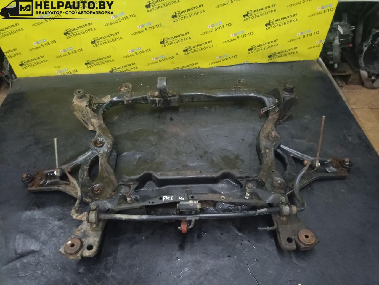 балка подвески передняя (подрамник) Ford Mondeo 2 поколение 2000, 2.0 л., EDDB, бензин, МКПП, зелёный перламутр, универсал, передний привод - фото №1