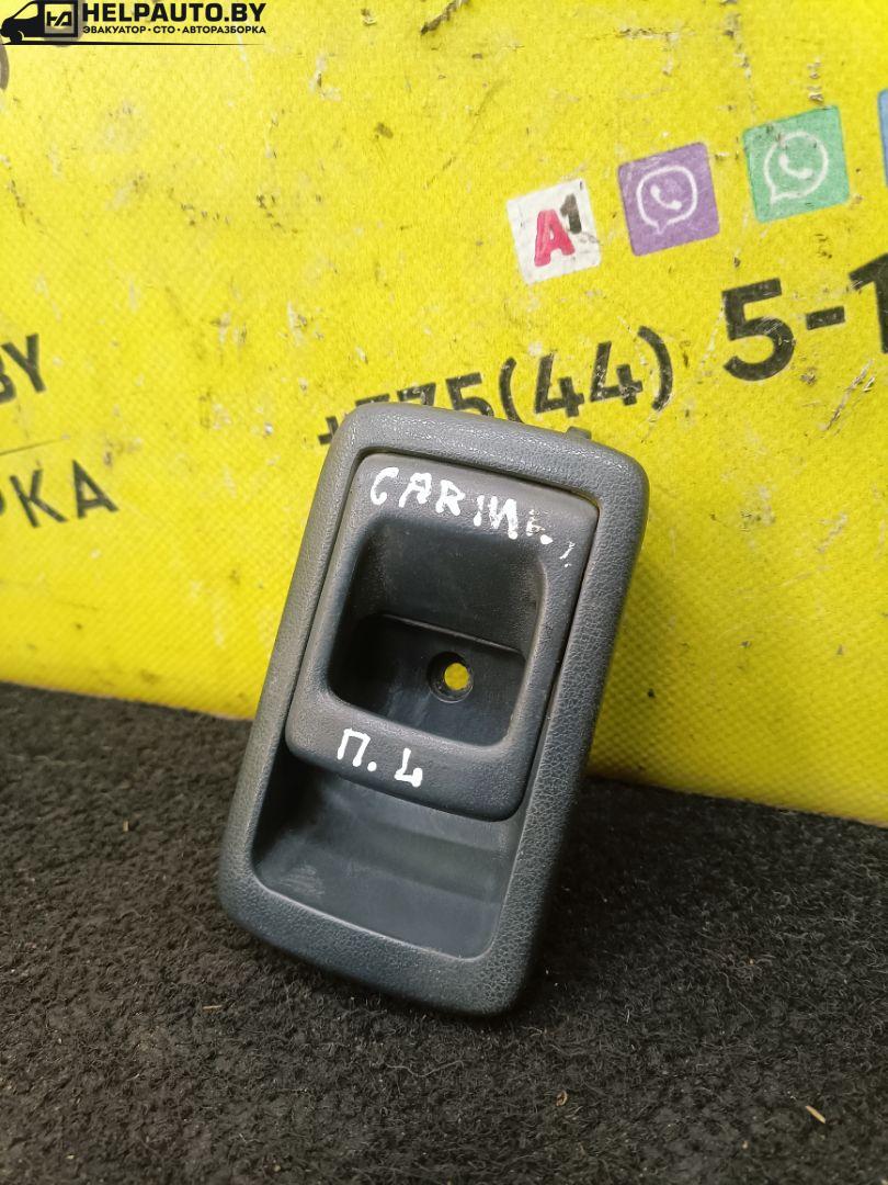 ручка внутренняя передняя левая Toyota Carina T170 1992, 1.6 л., 4A-FE, бензин, МКПП, красный, седан, передний привод - фото №1